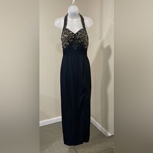 NWOT Alyce Designs Vintage Sequin Prom Party Beaded Dress.  Size 8 M medium